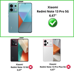 Lot 2 Verres Trempé Xiaomi Redmi Note 13 Pro 5G