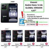 Coque transparente Xiaomi Redmi Note 14 4G (Global Version)