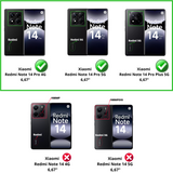 PACK 3en1 avec Coque Antichoc pour Xiaomi Redmi Note 14 Pro 4G