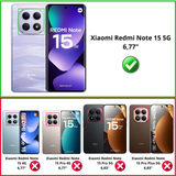 Lot 2 Verres Trempé caméra Xiaomi Redmi Note 15 5G - Phonillico