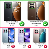 Lot 2 Verres Trempé caméra Xiaomi Redmi Note 15 Pro 5G