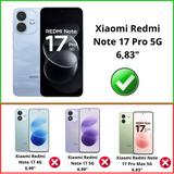 Lot 2 Verres Trempé caméra Xiaomi Redmi Note 17 Pro 5G