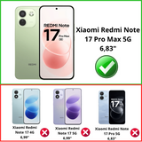 Lot 2 Verres Trempé + 2 Protection Caméra Xiaomi Redmi Note 17 Pro Max 5G
