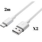 Cable usb-c blanc Xiaomi (2 mètres)