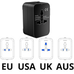 Adaptateur de voyage universel prise Anglaise UK Europe USA Austalie Japon - 2 Ports USB pour chargement