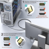 Câble DisplayPort vers HDMI