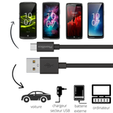 Cable Usb-c Noir Cosscall (20cm)