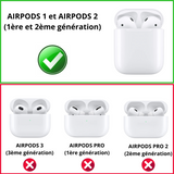 Coque transparente Apple AirPods 1/2