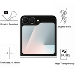 Lot 2 Verres Trempé caméra Samsung Z Flip 7 FE