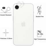 Lot 2 Verres Trempé caméra iPhone 16e