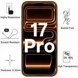 Lot 2 Verres Trempé iPhone 17 Pro
