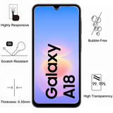 PACK 3en1 avec Coque Antichoc pour Samsung Galaxy A18 4G