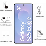 Lot 2 Verres Trempé Samsung S25 Edge