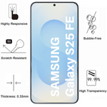Lot 2 Verres Trempé Samsung S25 FE