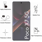 PACK 3en1 avec Coque Antichoc pour Xiaomi Poco X7 5G