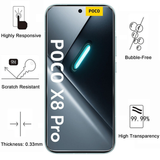 Lot 2 Verres Trempé Xiaomi Poco X8 Pro 5G - Phonillico