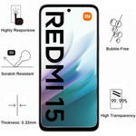 Lot 2 Verres Trempé Xiaomi Redmi 15 4G / 5G