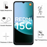 Lot 2 Verres Trempé Xiaomi Redmi 15C 4G