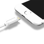 Cable nylon argent iPhone (1 mètre)