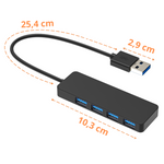 Adaptateur Hub 4 ports USB 3.0 multiprise USB 3.0
