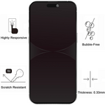 Lot 2 Verres Trempé Anti Espion iPhone 16