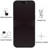 Lot 2 Verres Trempé Anti Espion iPhone 16 Plus