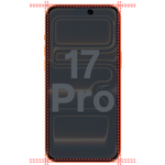 Lot 2 Verres Trempé Anti Espion iPhone 17 Pro