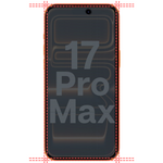 Lot 2 Verres Trempé Anti Espion iPhone 17 Pro Max