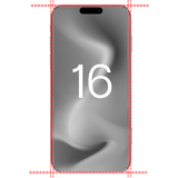 Lot 2 Verres Trempé iPhone 16