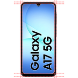 PACK 3en1 avec Coque Antichoc pour Samsung Galaxy A17