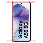 PACK 3en1 avec Coque Antichoc pour Samsung Galaxy A55 5G
