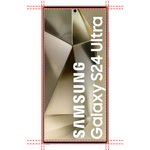 PACK 5en1 avec Coque Cercle magnétique pour Samsung Galaxy S24 Ultra
