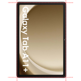 Lot 2 Verres Trempé Samsung Galaxy Tab A11 Plus