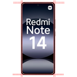PACK 3en1 avec Coque Antichoc pour Xiaomi Redmi Note 14 4G (Global Version)