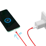 Cable charge rapide usb-c to usb-c rouge OnePlus (1 mètre)