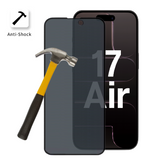 Lot 2 Verres Trempé Anti Espion iPhone 17 Air