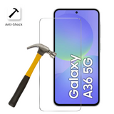 Lot 2 Verres Trempé Samsung A36 5G