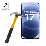 PACK 3en1 avec Coque Transparente pour Xiaomi Redmi Note 17 4G / 5G