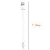 Cable usb-c blanc Samsung (1 mètre)