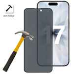 Lot 2 Verres Trempé Anti Espion iPhone 17