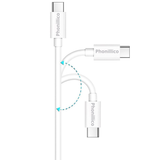 Cable usb-c blanc Crosscall (1 mètre)