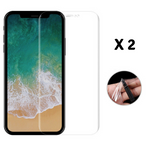 Lot 2 Films Plastique Incurve iPhone X | Phonillico