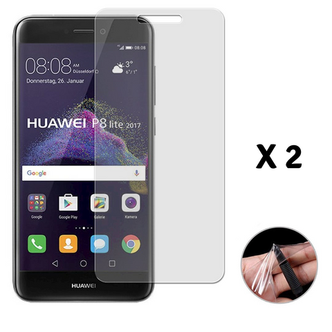 Lot 2 Films Plastique Huawei P8 Lite 2017 | Phonillico