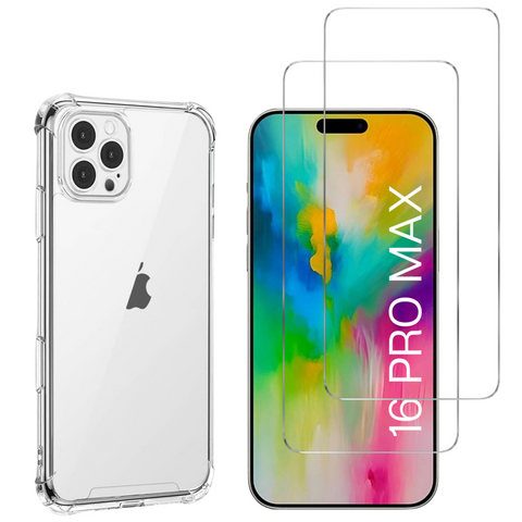 pack-iphone-16-pro-max-coque-antichoc-verre-trempe | Phonillico