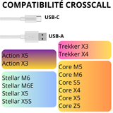 Cable usb-c blanc Crosscall (1 mètre)