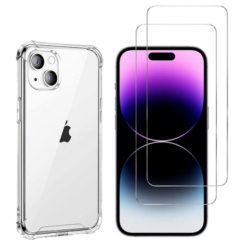 pack-iphone-15-coque-antichoc-verre-trempe | Phonillico
