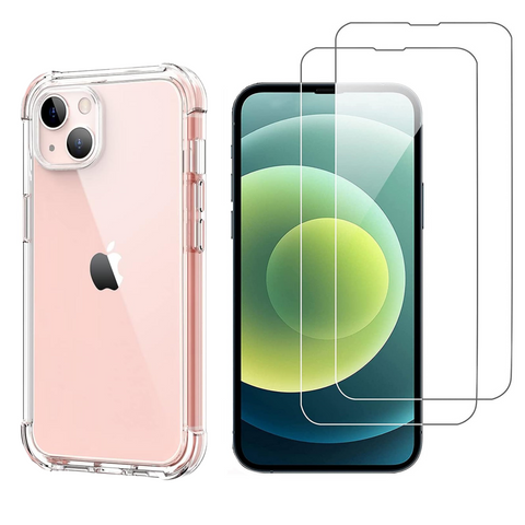 pack-iphone-13-coque-antichoc-verre-trempe | Phonillico