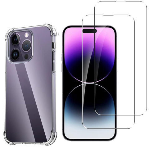 pack-iphone-14-pro-max-coque-antichoc-verre-trempe | Phonillico