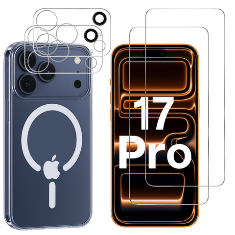 pack-iphone-17-pro-coque-magnetique-verre-trempe-protection-camera | Phonillico