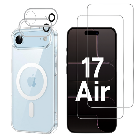 pack-iphone-17-air-coque-magnetique-verre-trempe-protection-camera | Phonillico